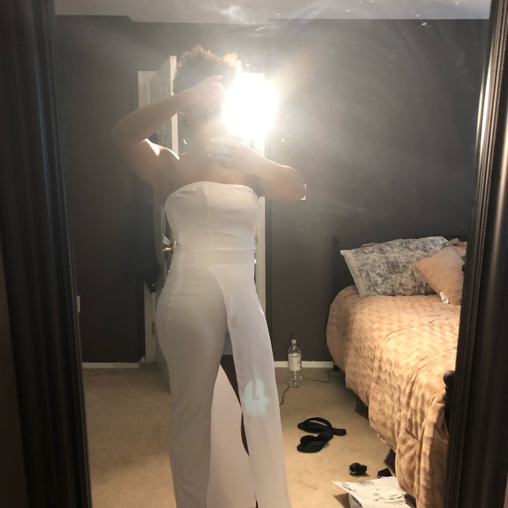 White jumpsuit